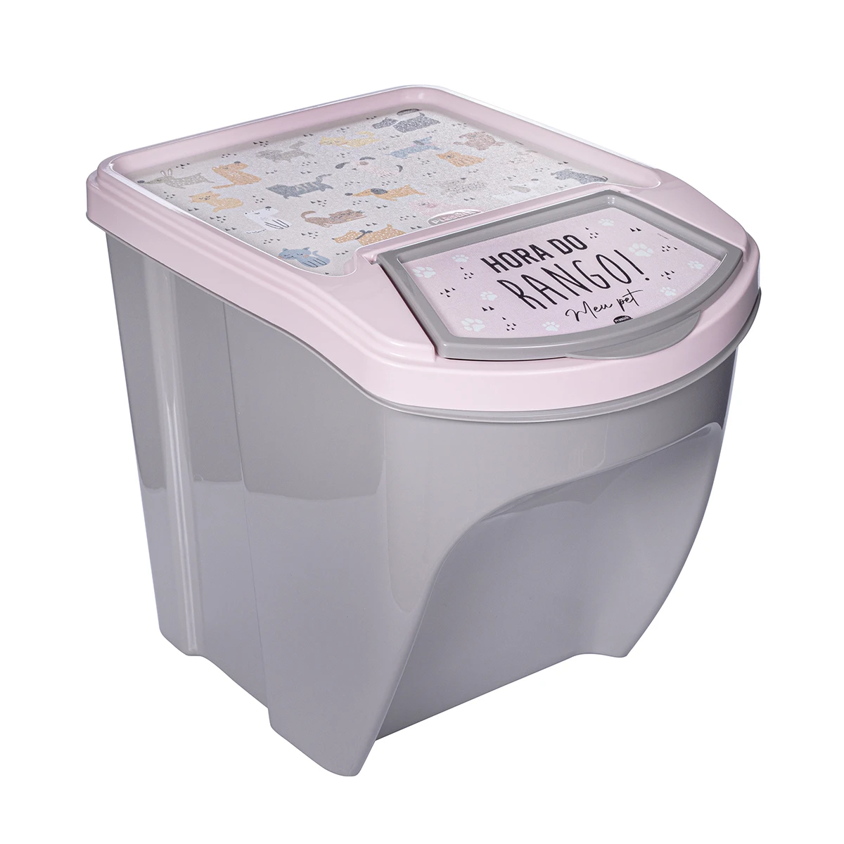 Dispensador de Alimento 20L para Mascotas - ROSA 