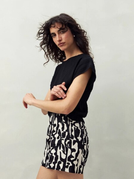 BLUZA D.CASSIN LUNA NEGRO