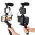 Kit Trípode Ledstar Ay-49 Luces Led Con Micrófono Para Video Streaming KIT TRIPODE LED CON MICROFONO AY-49