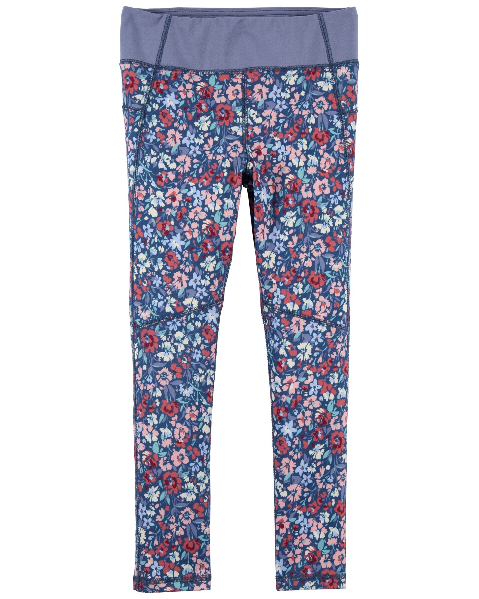 Calza deportiva de tela BeCool, diseño floral Sin color