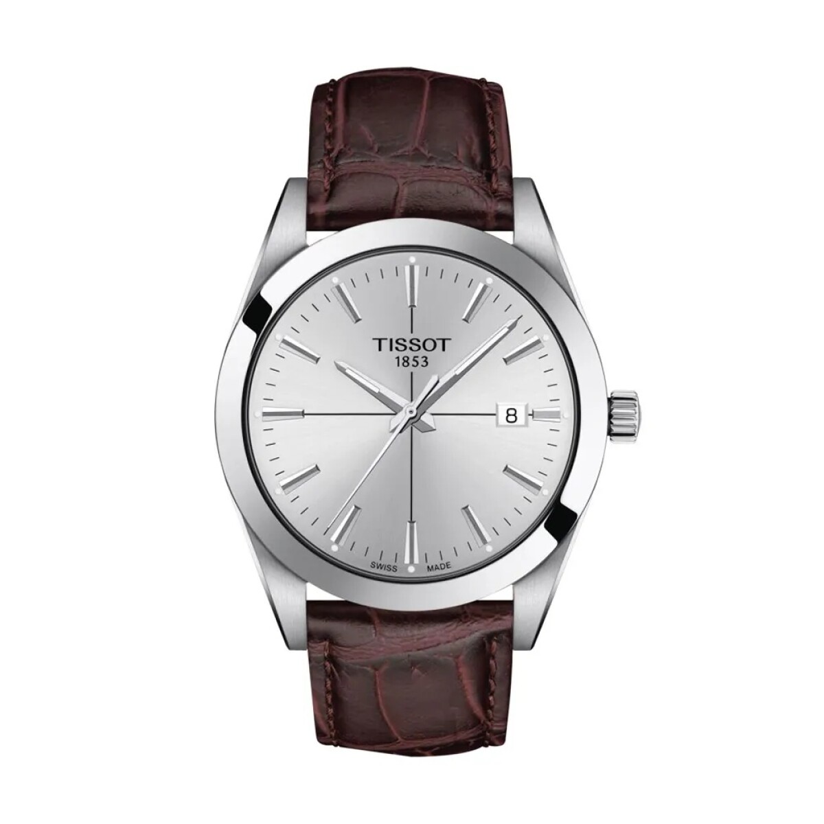 Reloj Tissot Gentleman Para Hombre En Cuero T1274101603101 