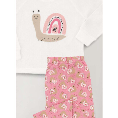 Pijama snail Rosado