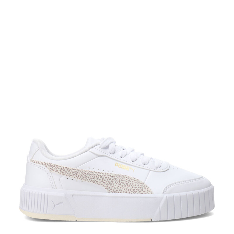 Championes de Mujer Puma Carina Mía Topcat Blanco - Animal Print