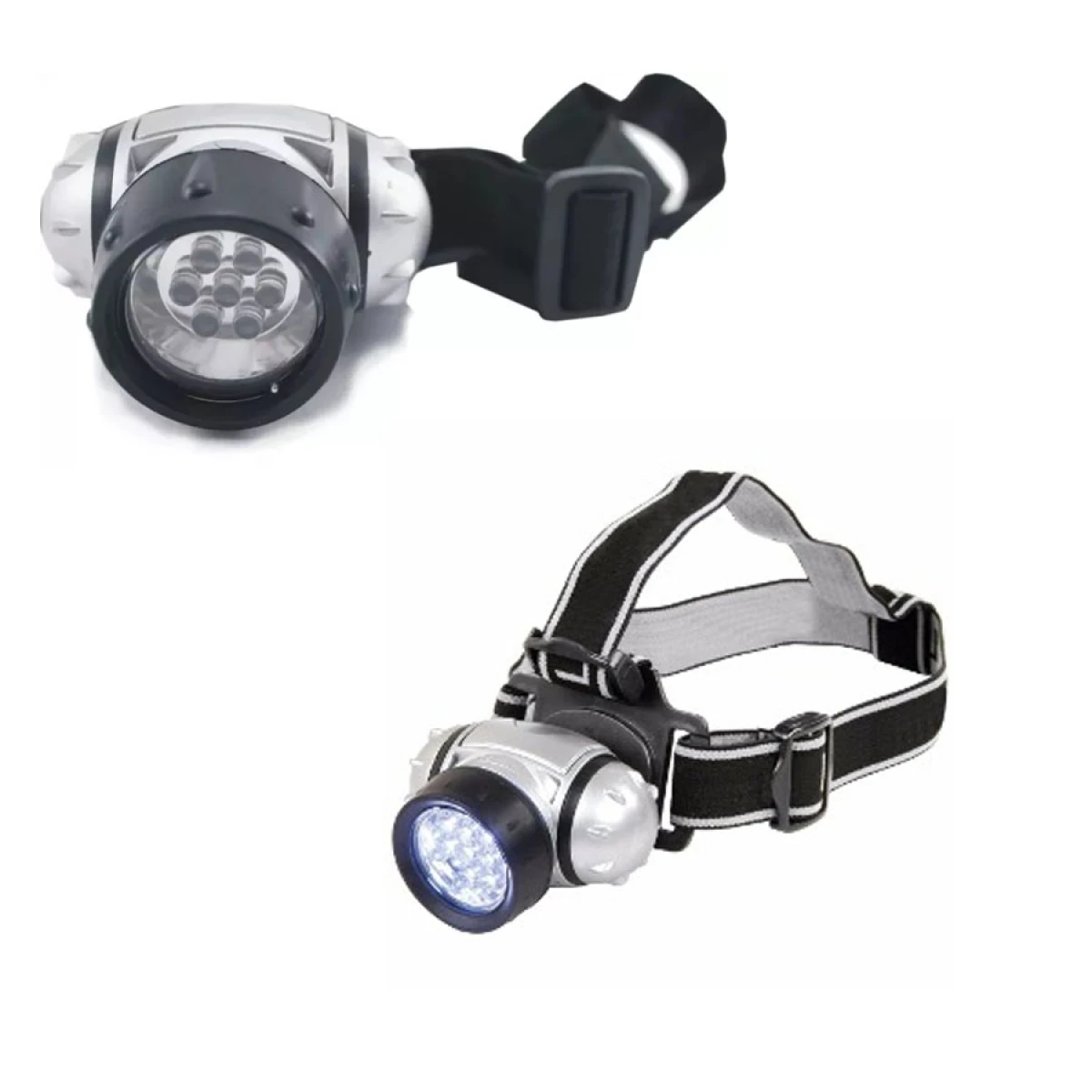 Linterna Minero Redonda con Correa Ajustable y 7 Leds 