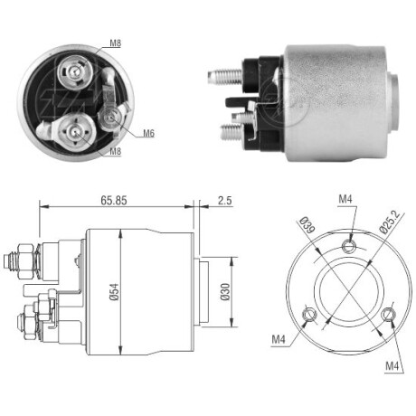 AUTOMATICO DE ARRANQUE FIAT DOBLO SIENA STILO VALEO ZM AUTOMATICO DE ARRANQUE FIAT DOBLO SIENA STILO VALEO ZM