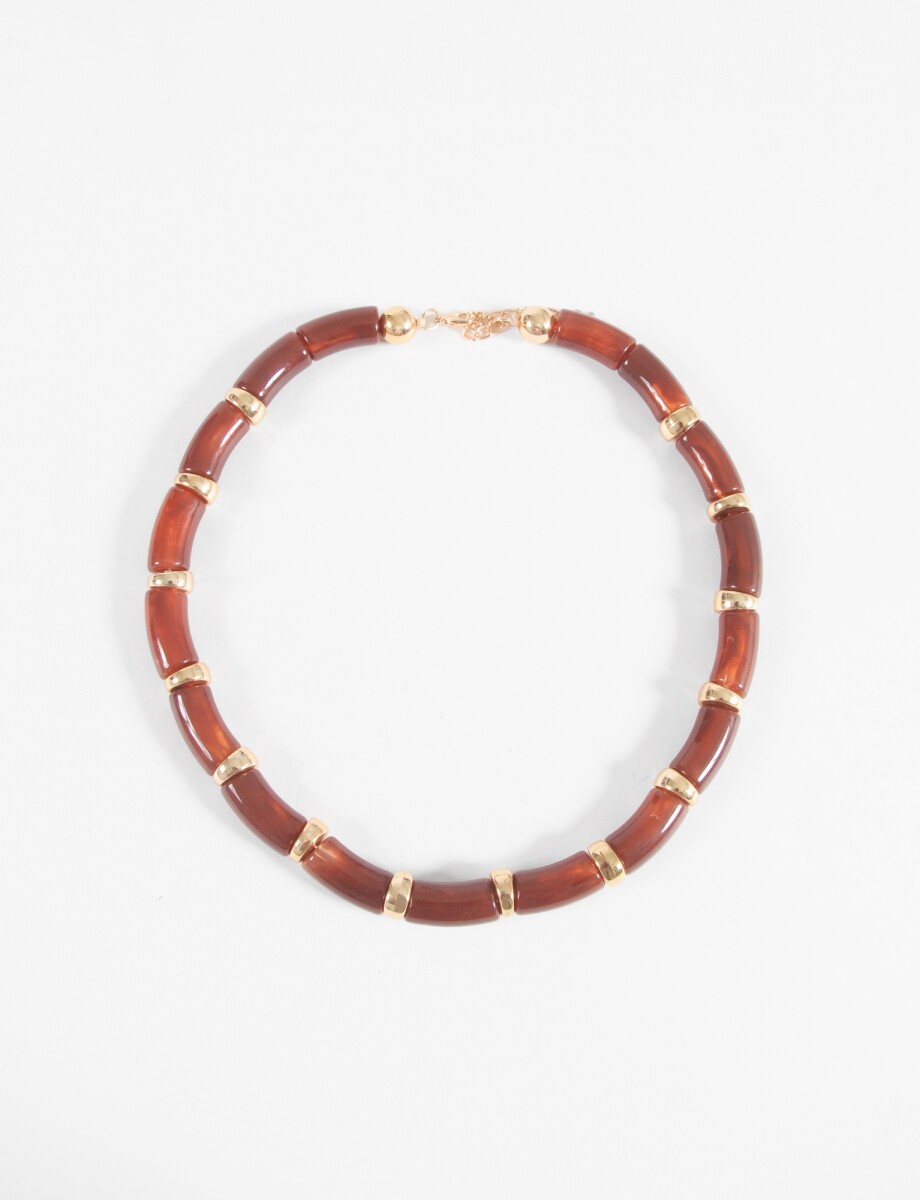 Collar cuentas carey - carey 