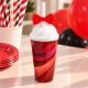 Vaso tipo helado con tapa y sorbito - 500ml Vaso tipo helado con tapa y sorbito - 500ml
