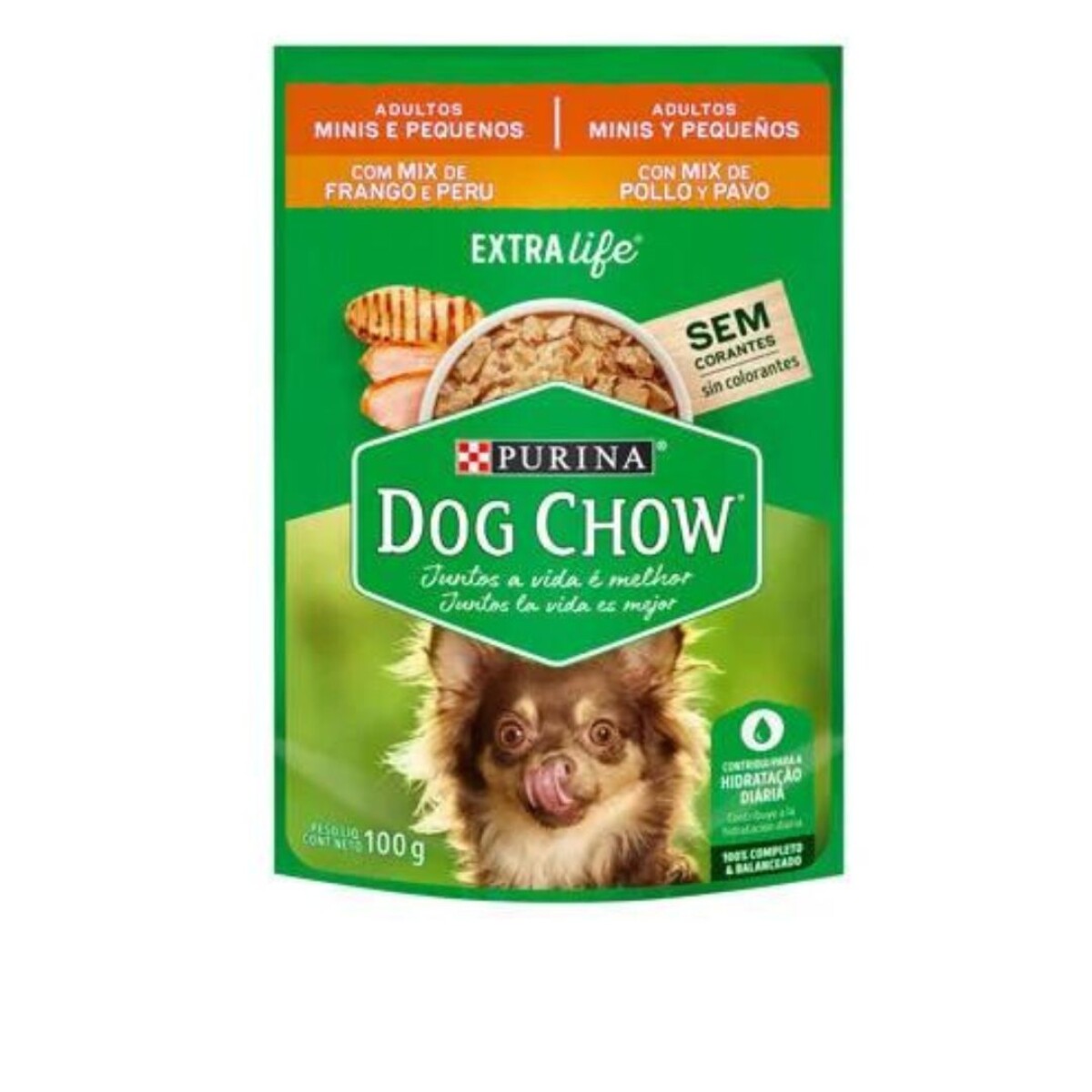 Dog Chow Adulto Grande Buffet Pavo Pollo Pouch * 100 Gr 