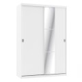 ROPERO 2 PUERTAS CORREDIZAS HARMONY CON ESPEJO - BLANCO ROPERO 2 PUERTAS CORREDIZAS HARMONY CON ESPEJO - BLANCO