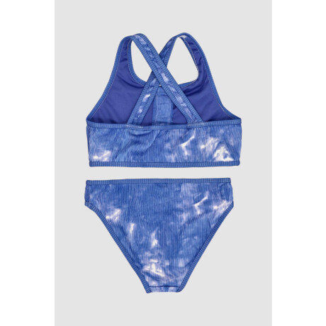 Bikini sporty 10-18a Batik azul