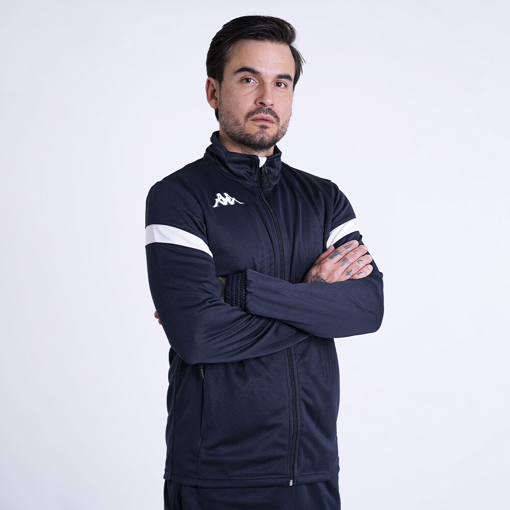 Buzo Futbol Kappa4Soccer Dalcito Hombre Blue Marine/white