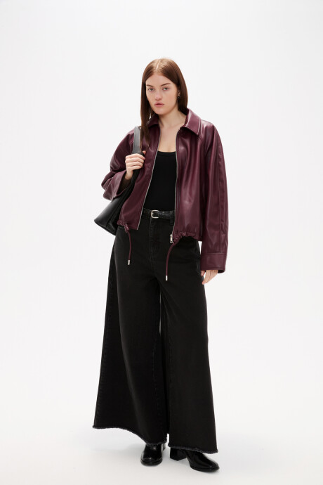 Campera Cardia Cereza Oscuro