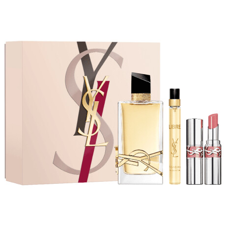 Cofre YSL Perfume Libre EDP 90ml + Travel Size 10ml + Labial Loveshine N°44 Cofre YSL Perfume Libre EDP 90ml + Travel Size 10ml + Labial Loveshine N°44