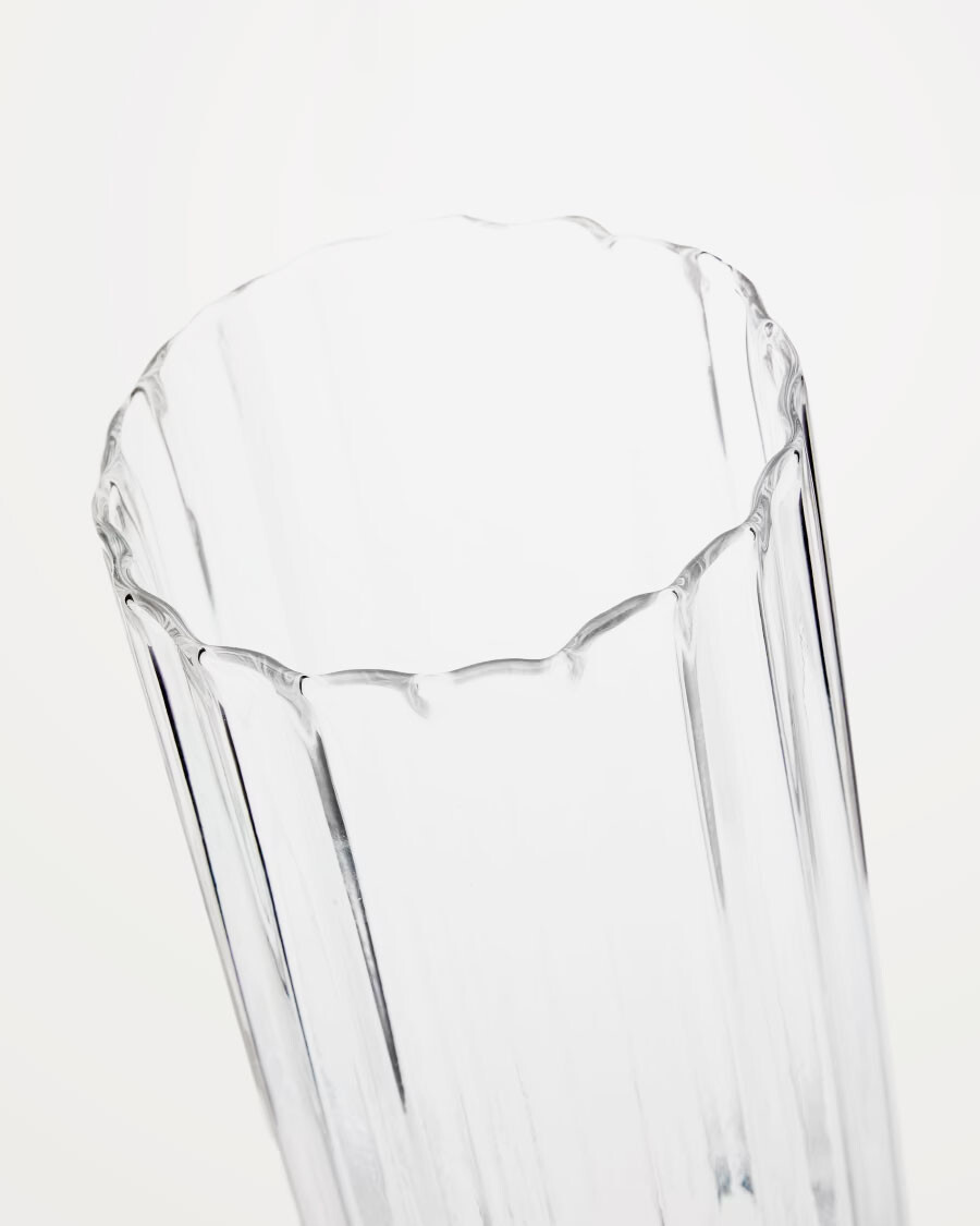 Jarrón Neblan de vidrio transparente 30 cm Jarrón Neblan de vidrio transparente 30 cm