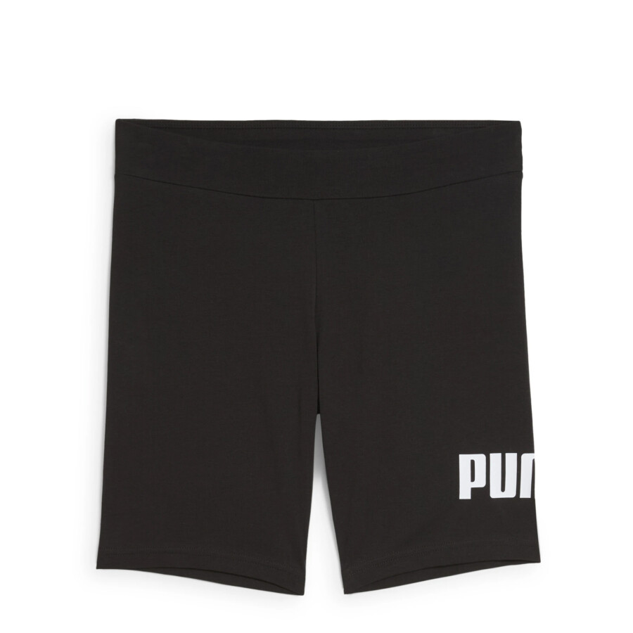 Short de Mujer Puma Small N°1 Logo Negro - Amarillo
