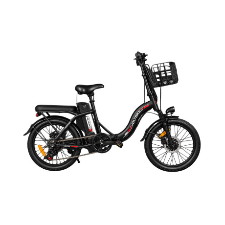 Bicicleta Eléctrica Plegable Voltbike Flex 350 W Rodado 20 Batería de Litio Negro