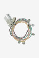 Juego de pulseras Blanco