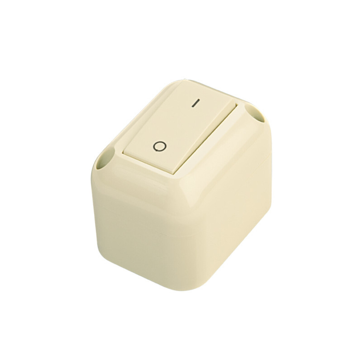 Caja exterior con bipolar 10A 250V Presta marfil - C51962 