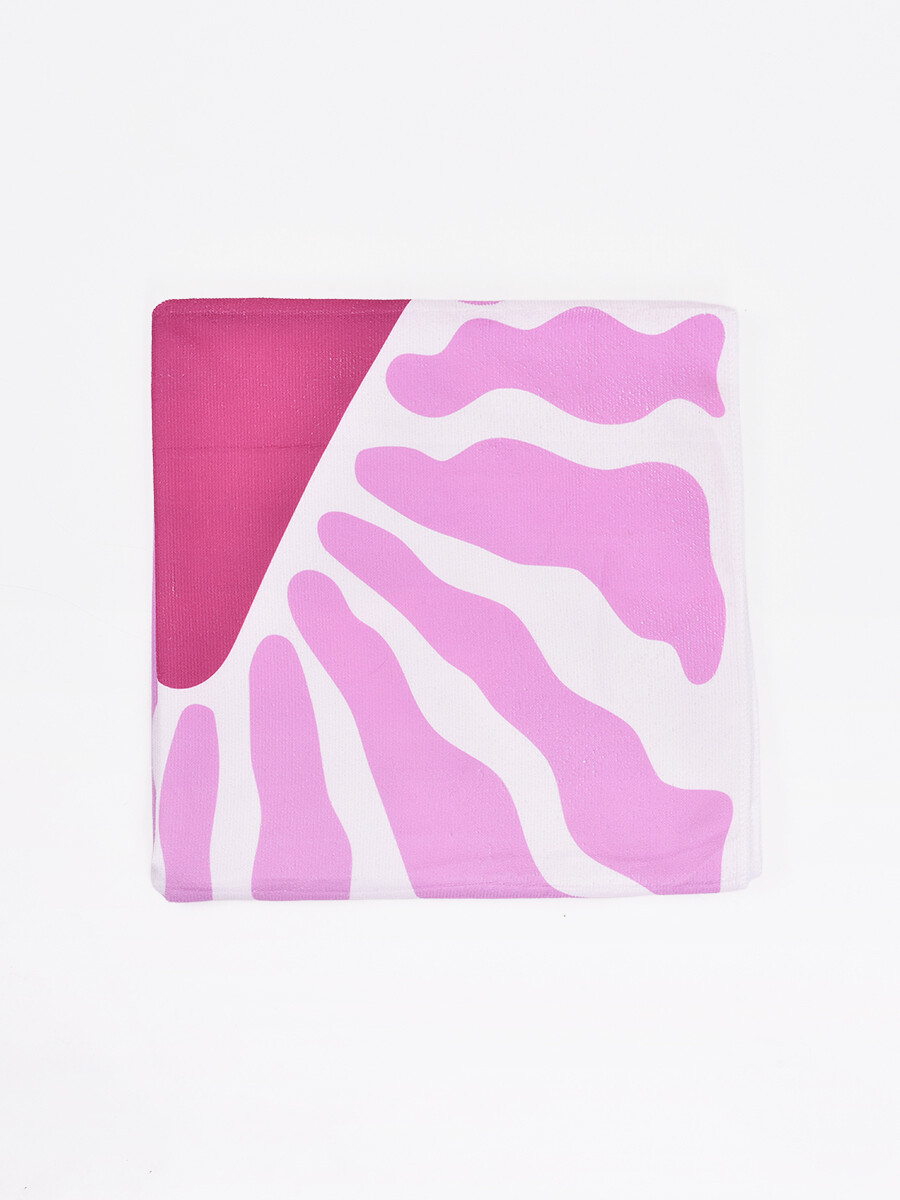 TOALLA PLAYERA MICROFIBRA - ROSADO 