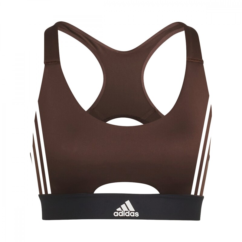 Top Powerreact de Mujer Chocolate