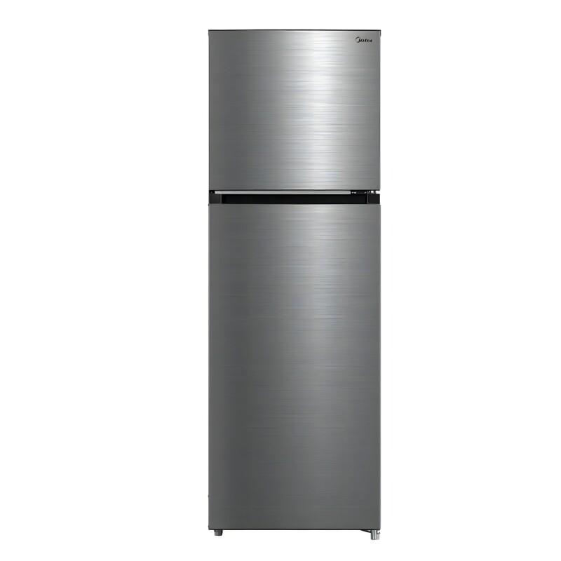 Heladera con freezer Midea MDRT385MTR03 color plateado con capacidad de 281L Heladera Con Freezer Midea Mdrt385mtr03 Color Plateado Con Capacidad De 281l