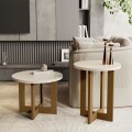 MESA DE CENTRO LUXO - OFF WHITE/NATURAL MESA DE CENTRO LUXO - OFF WHITE/NATURAL