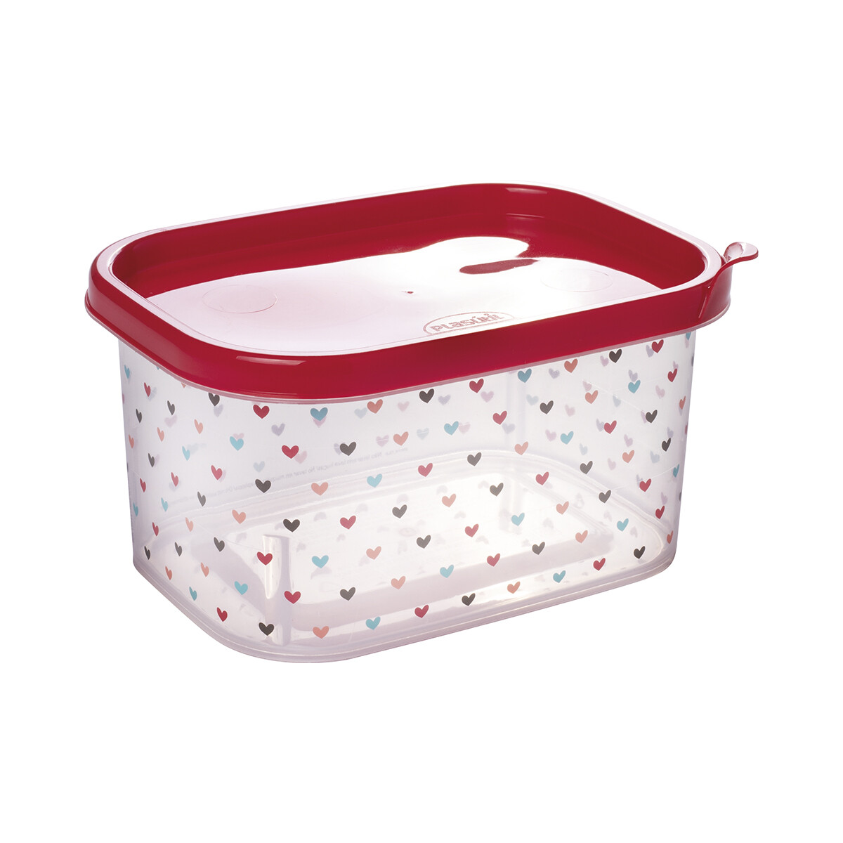 Recipiente Rectangular con Diseños 900 ml - CORAZON 1 