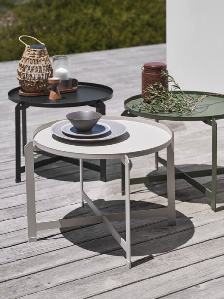 Mesa auxiliar BORRE Ø50xA40 beige Mesa auxiliar BORRE Ø50xA40 beige