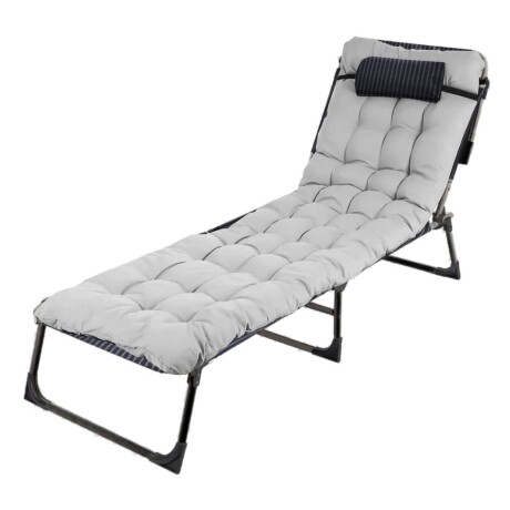Catre plegable con colchón 68 cm Rayas