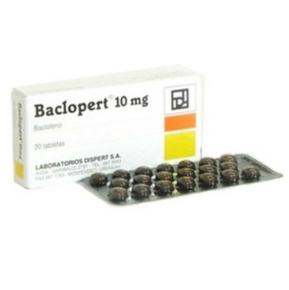 Baclopert 25mg 20 Tabletas 