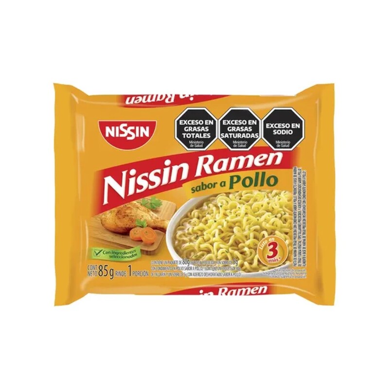 NISSIN FIDEO NOODLES POLLO 71G Nissin Fideo Noodles Pollo 71g
