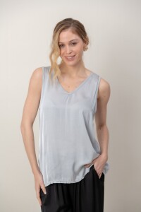 TOP AMIRA Gris claro