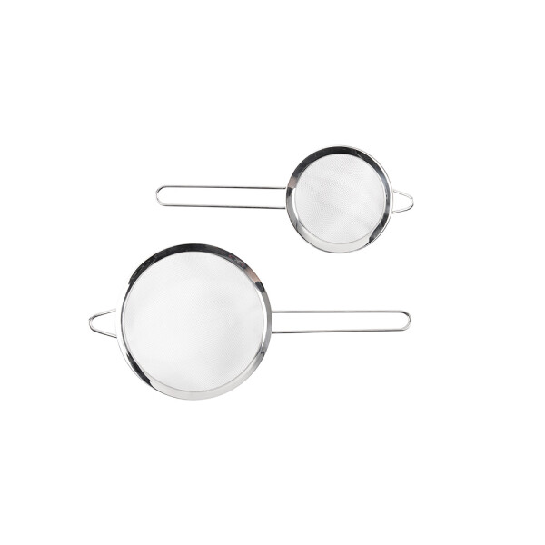 SET 2PCS COLADOR ACERO INOX 10+18CM SET 2PCS COLADOR ACERO INOX 10+18CM
