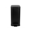 BASURERO METAL NEGRO C/PEDAL 6L Unica