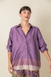 CAMISA TULIPAN Violeta