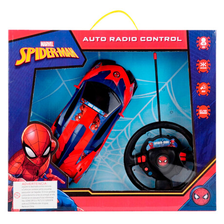 Auto deportivo R/C Spiderman con luces Auto deportivo R/C Spiderman con luces