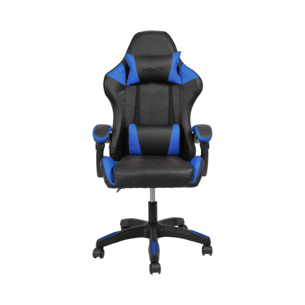 Silla Gamer Ergonomica Escritorio Reclinable Soporta 200kg Imback Negro con Azul Silla Gamer Ergonomica Escritorio Reclinable Soporta 200kg Imback Negro con Azul