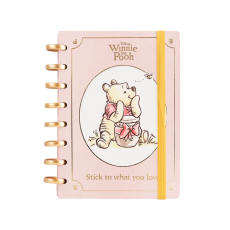 Cuaderno Mooving A5 c/ Discos Winnie Pooh