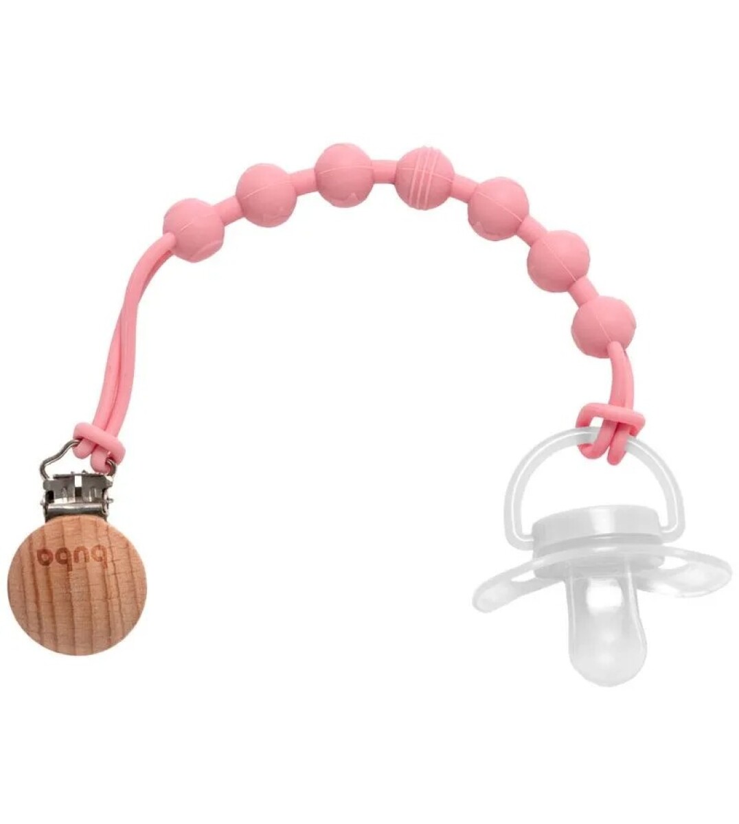 Clip bambu silicona BUBA new - rosa 