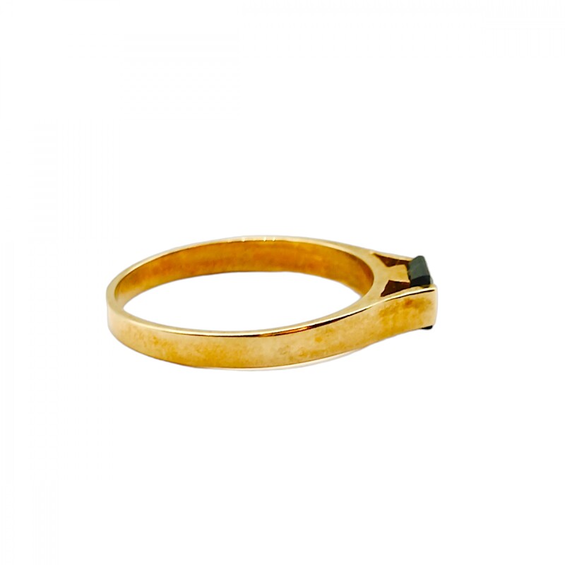 Anillo Solitario-Oro Bajo-Piedra Zafiro-AN8120 conpiedra