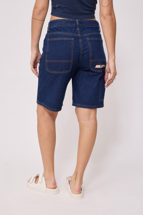BERMUDA JEAN MIRELA RUSTY Azul Oscuro