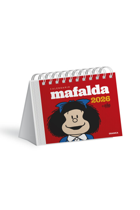 CALENDARIO MAFALDA ESCRITORIO ROJO 2026 CALENDARIO MAFALDA ESCRITORIO ROJO 2026