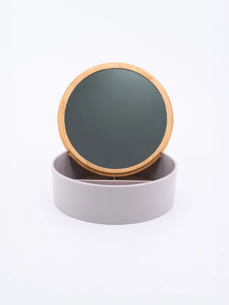 ESPEJO ORGANIZADOR ASTRID BEIGE