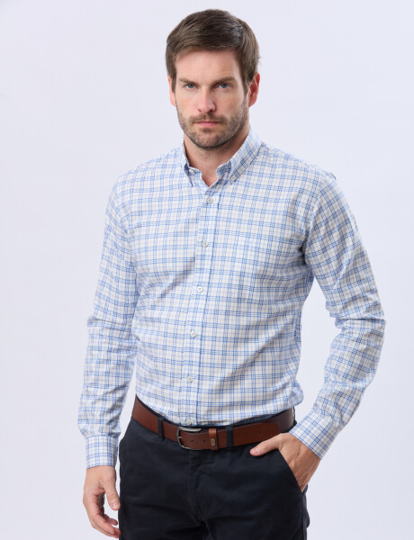 CAMISA CUADROS Azul