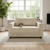 SOFA 2 CUERPOS - TAPIZADO TELA PET FRIENDLY BEIGE SOFA 2 CUERPOS - TAPIZADO TELA PET FRIENDLY BEIGE