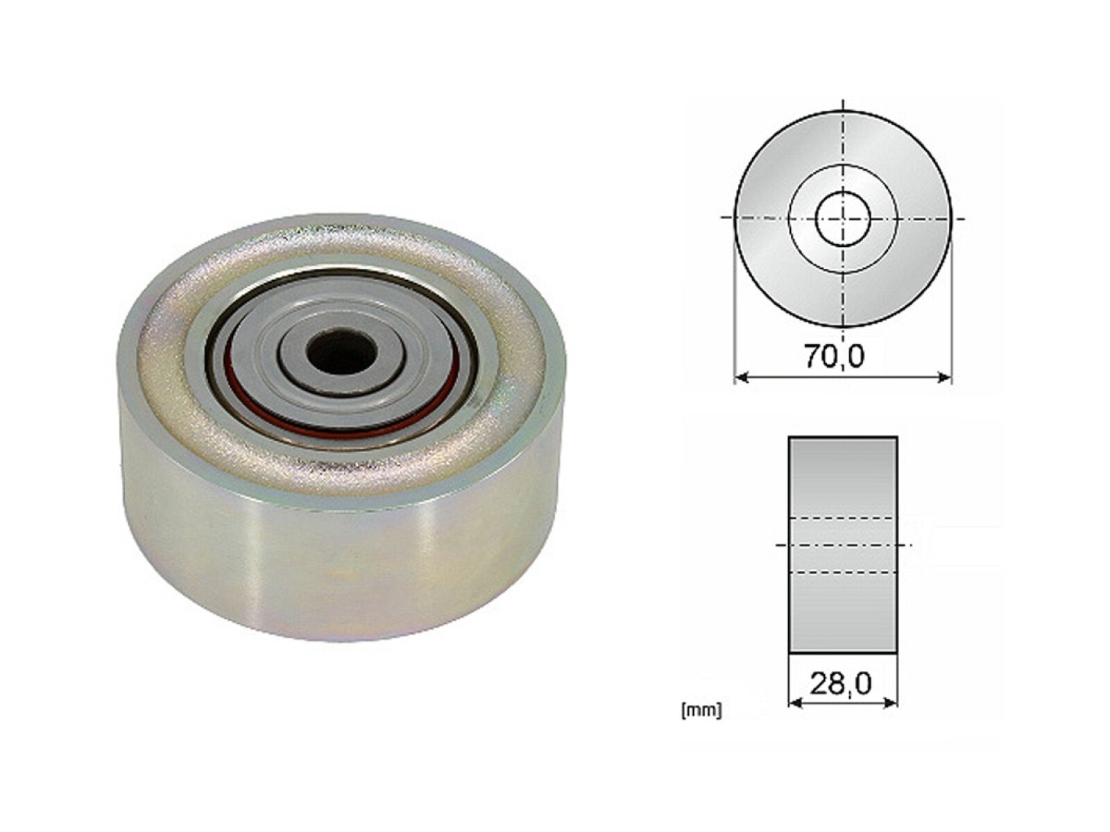 Tensor Guia Correa Toyota Hilux 04-17 