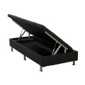 BASE SOMMIER BAU PHYSICAL NERO - 1 PLAZA Base Sommier Bau Physical Nero - 1 Plaza