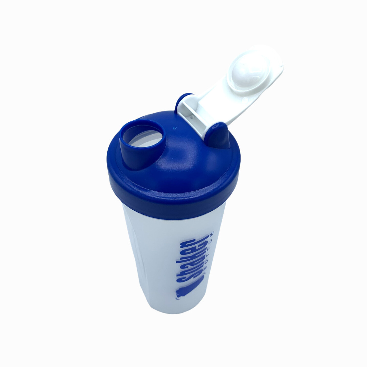Vaso Mezclador De Proteinas Shaker 600 ml - Azul — Una Ganga