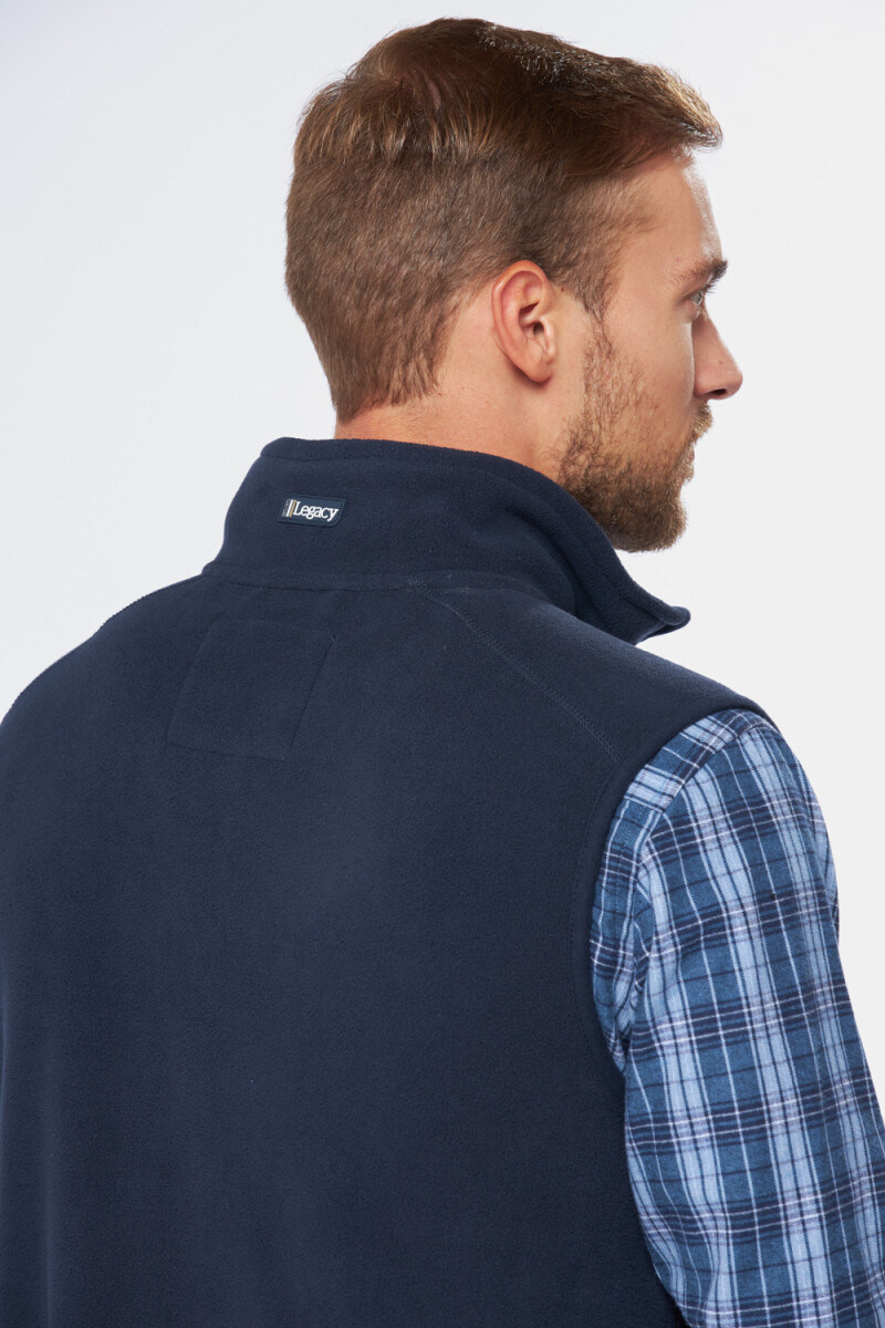 CHALECO POLAR DE ABRIGO - Marino 