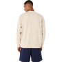 Polera Training Fleece Relaxed Crew-Neck Top Hombre Oatmeal